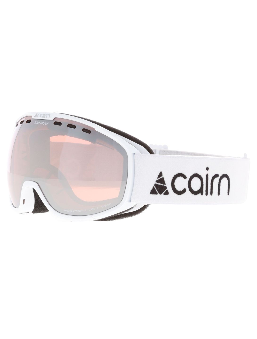 Cairn, Rainbow lunettes de ski unisexe Shiny White blanc 