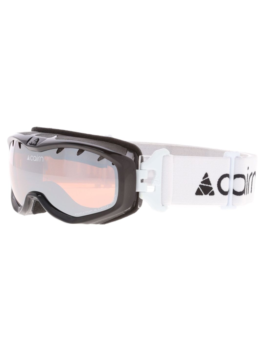 Cairn, Rush SPX3 lunettes de ski enfants Shiny Black White blanc, noir 