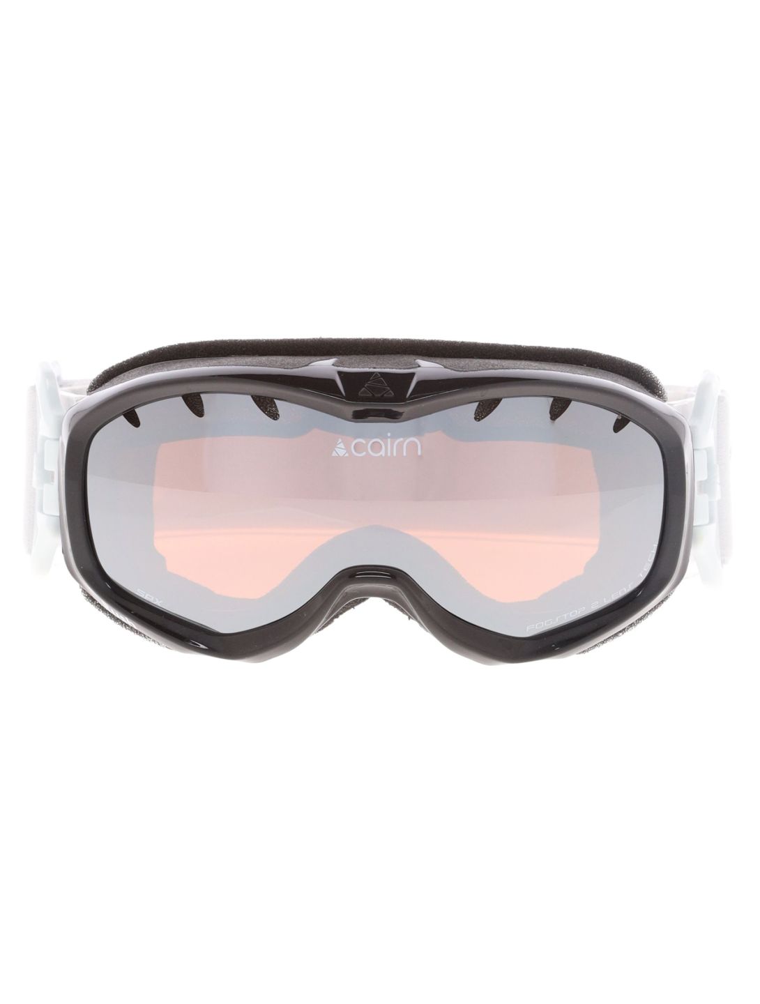 Cairn, Rush SPX3 lunettes de ski enfants Shiny Black White blanc, noir 