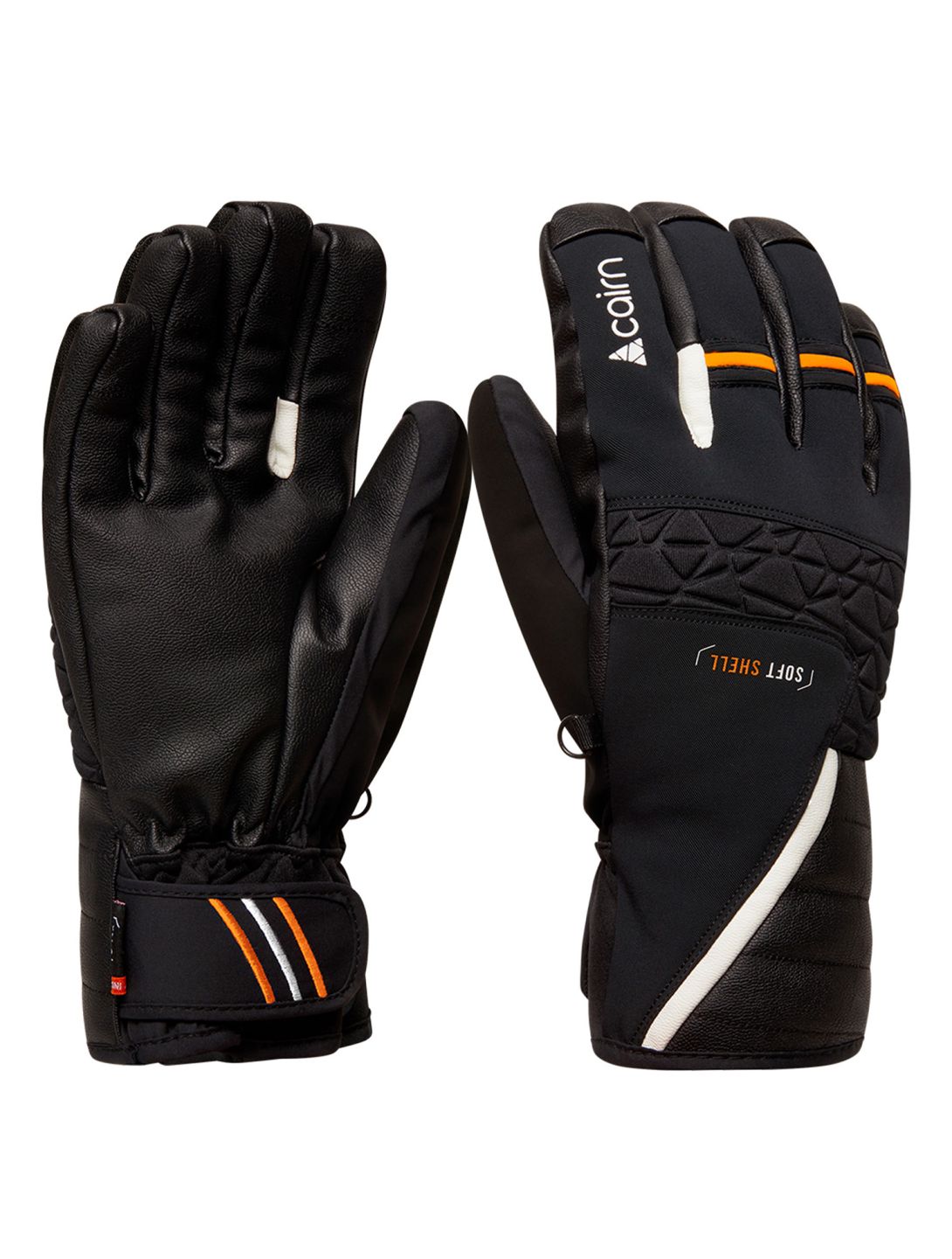 Cairn, Summit M C-Tex Pro gants de ski hommes Black Neon Orange noir, orange 