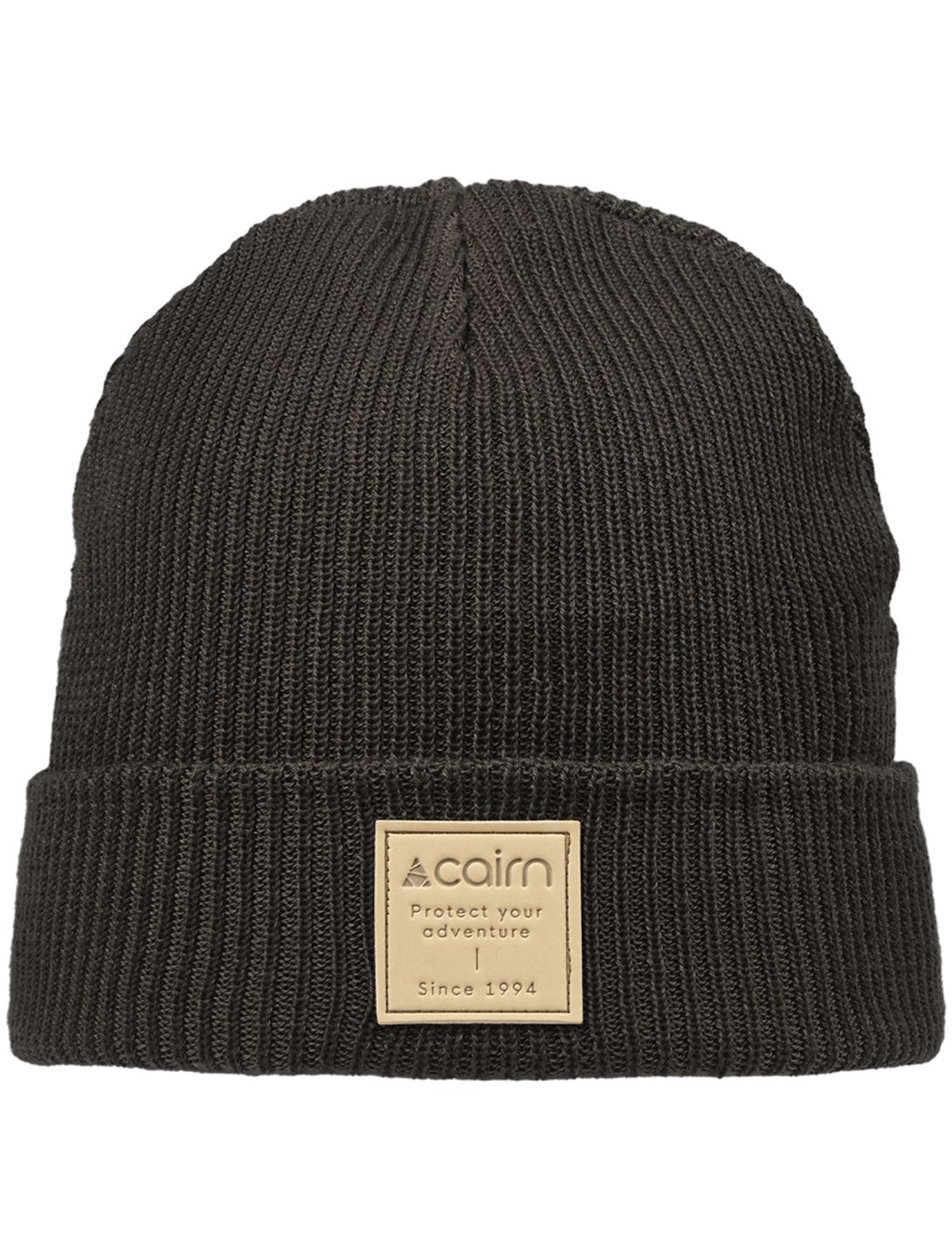 Cairn, Valentin III bonnet hommes Black Graphite noir 