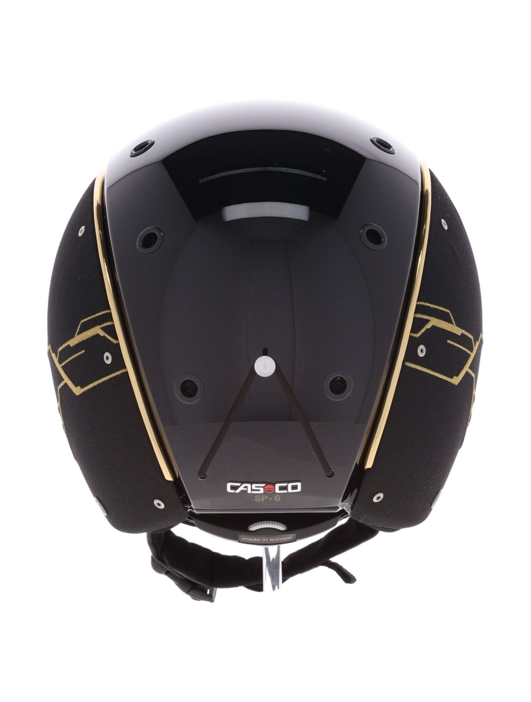 Casco, SP-6 Limited casque de ski avec visière unisexe Circuit Gold-Black noir, Or 