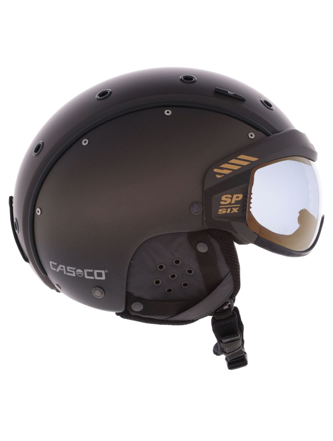 Casco, SP-6 casque de ski avec visière unisexe Brown Gradient brun 