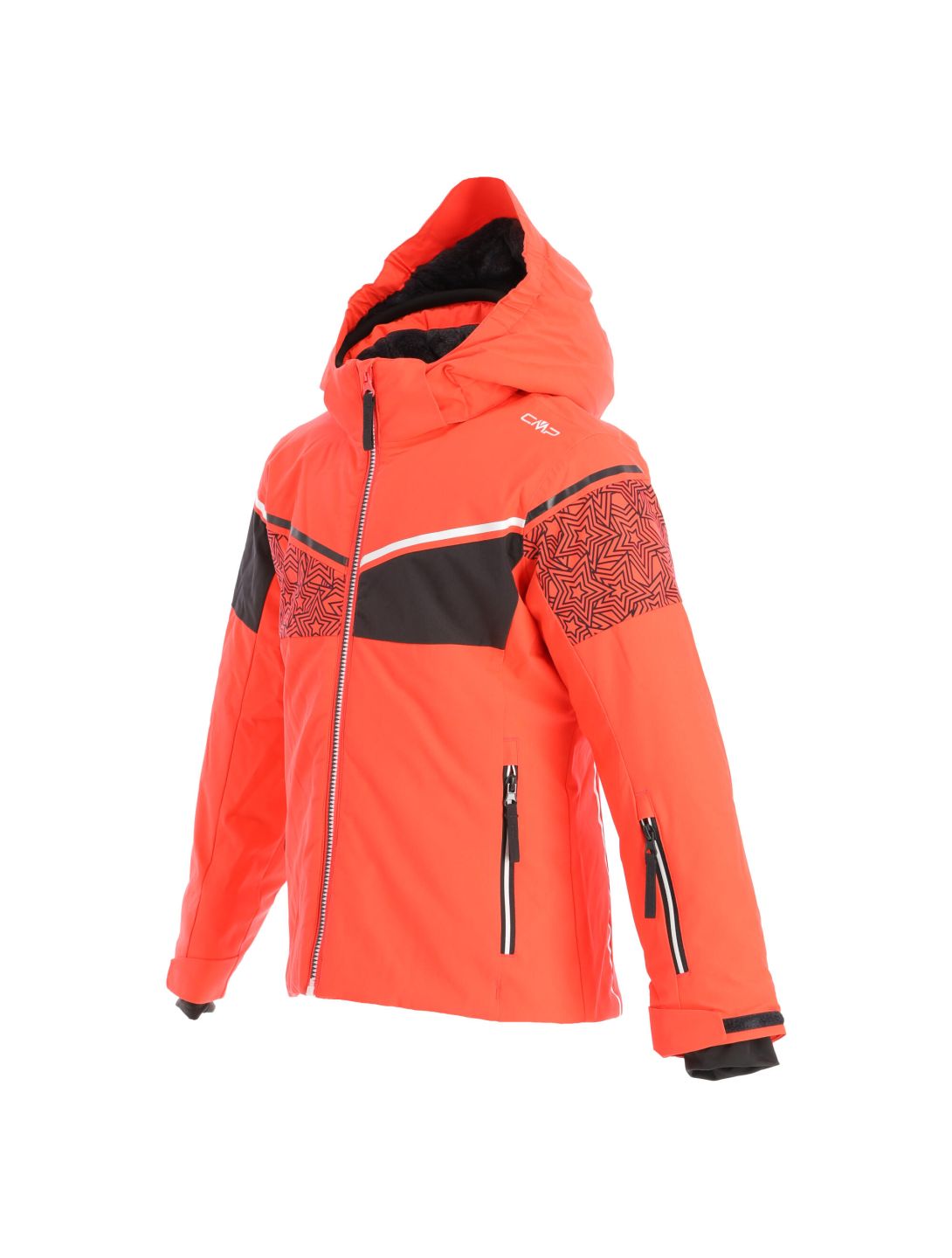 CMP, 30W0005 veste de ski enfants fluo rouge 