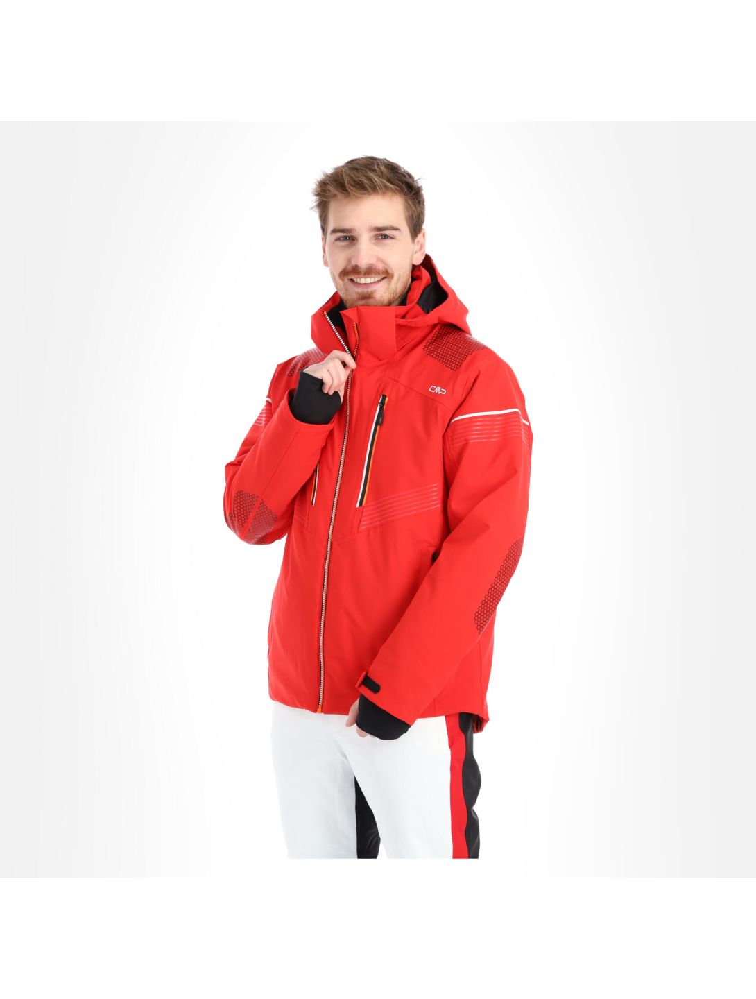 CMP, 30W0277 veste de ski hommes ferrari rouge 