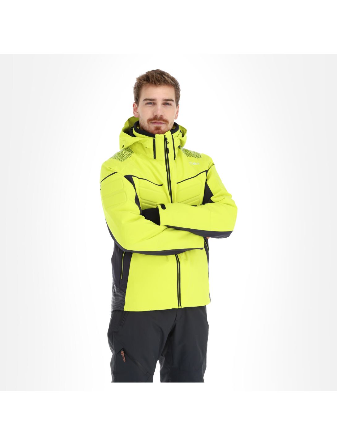 CMP, 30W0297 veste de ski hommes sulfur jaune 