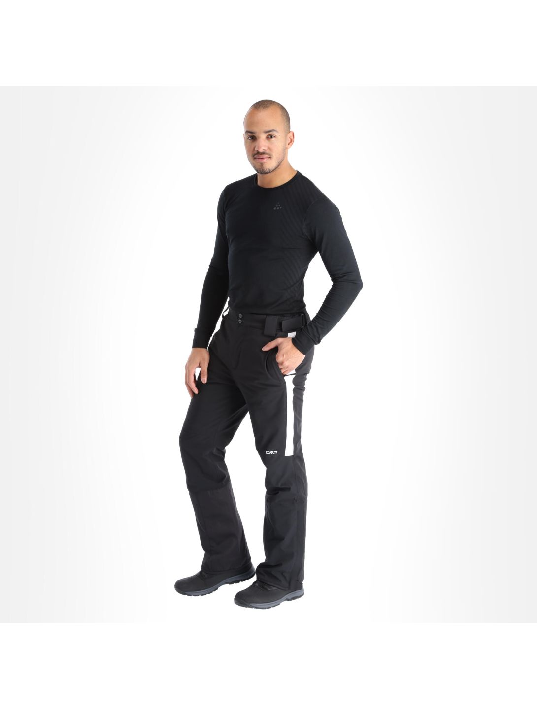 CMP, 30W0487 pantalon de ski hommes Black noir 