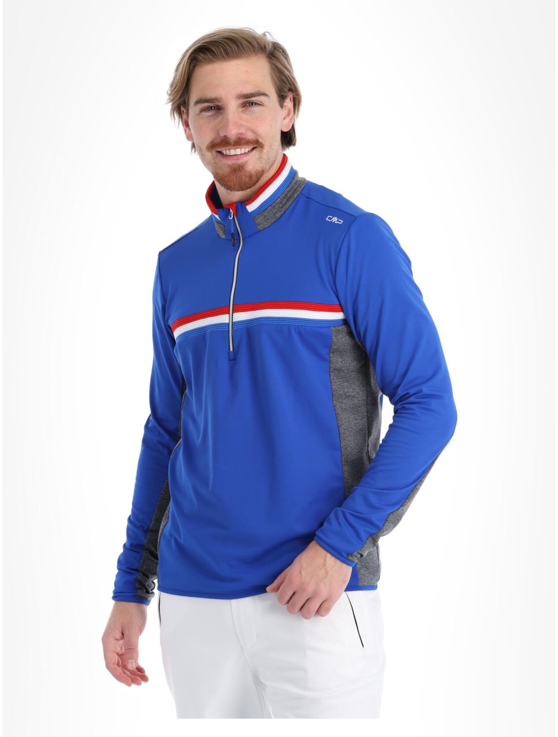 CMP, 31L1037 pull de ski hommes royal bleu 