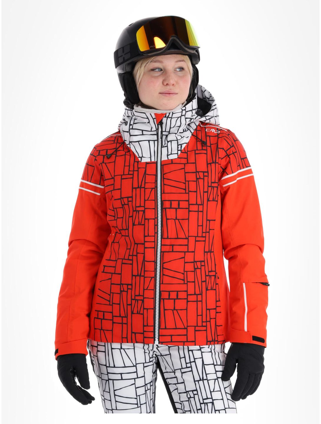 CMP, 31W0076 veste de ski femmes grenadine rouge 