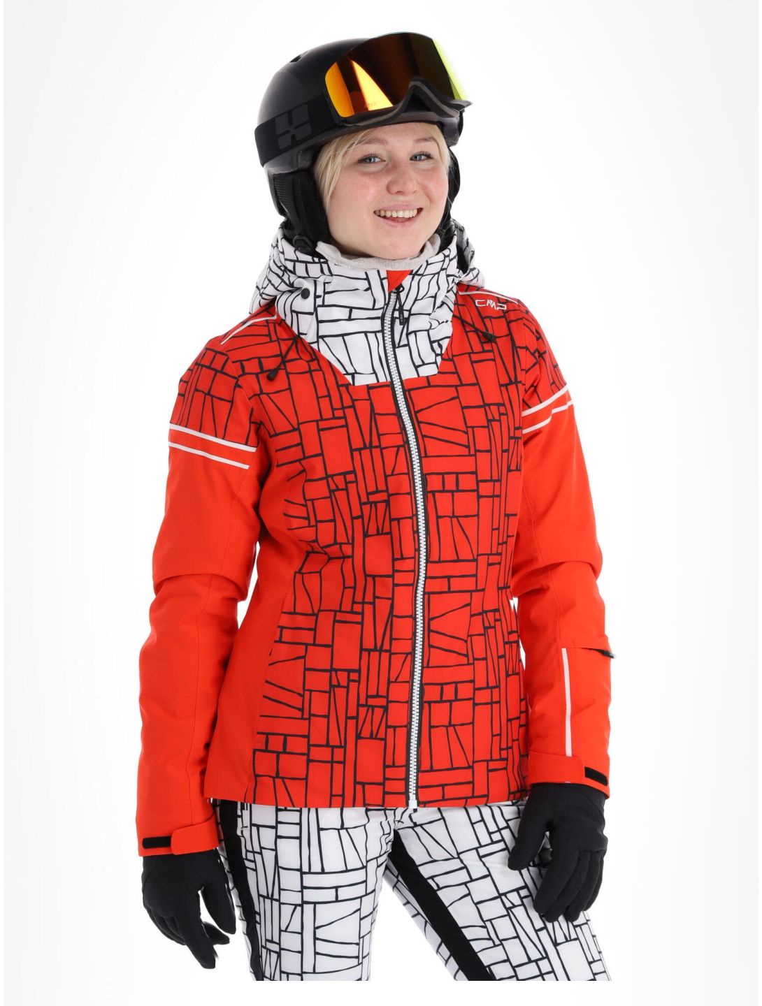 CMP, 31W0076 veste de ski femmes grenadine rouge 