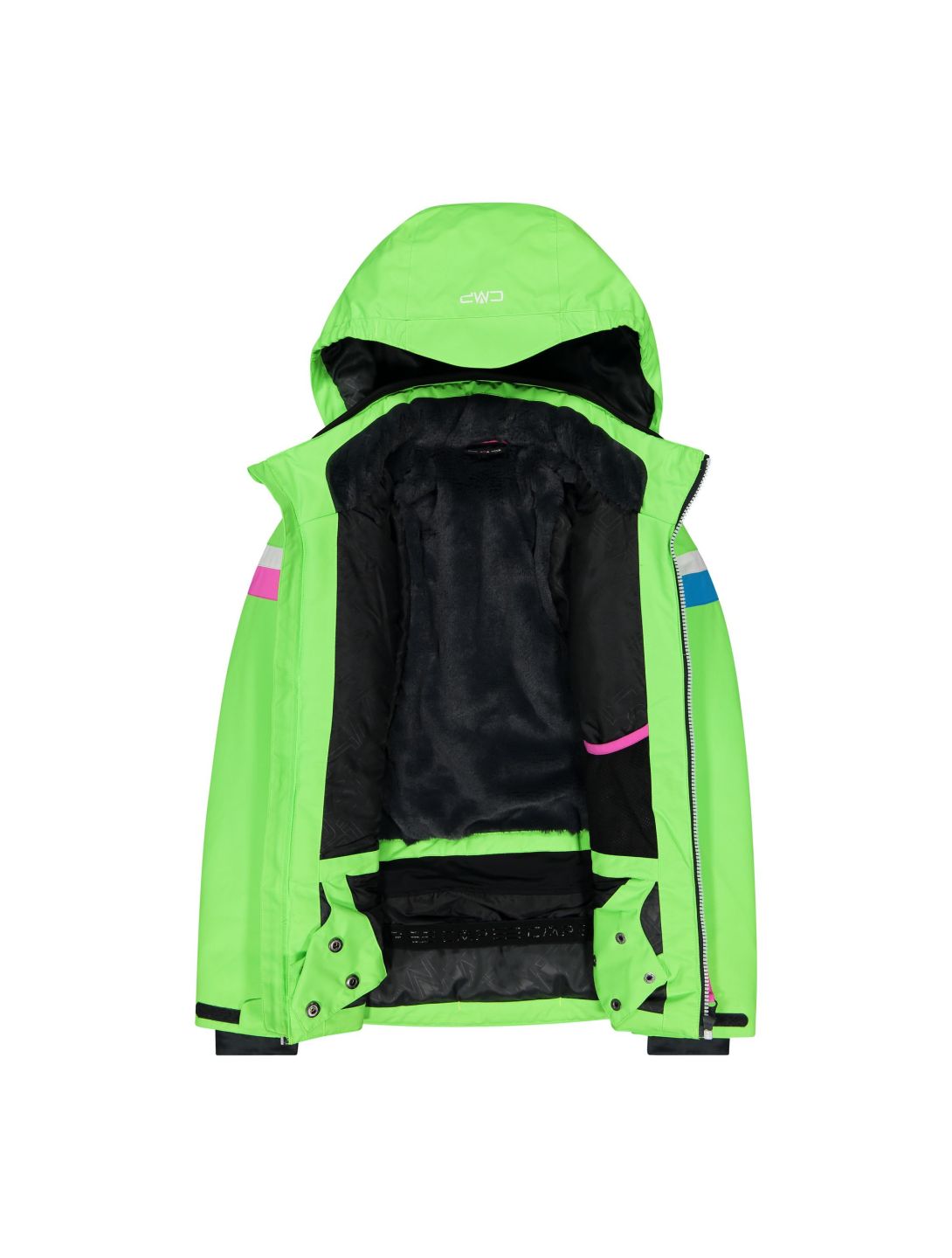 CMP, 32W0075 veste de ski enfants apple fluo vert 