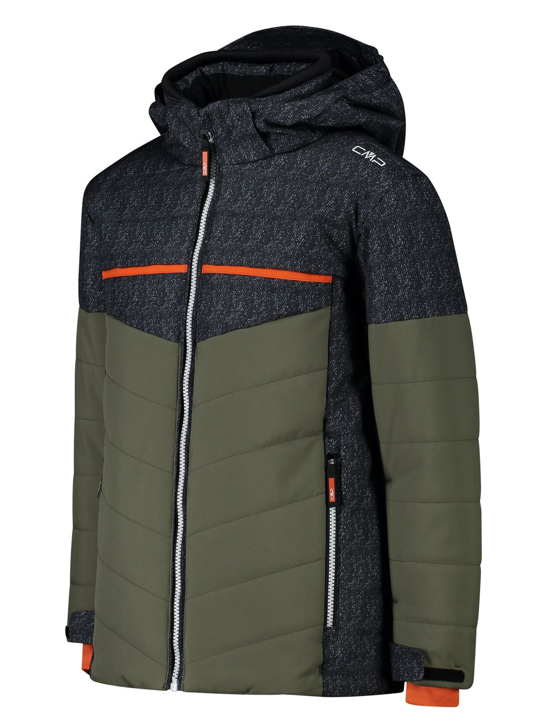 CMP, 33W0084 veste de ski enfants Kaki vert 