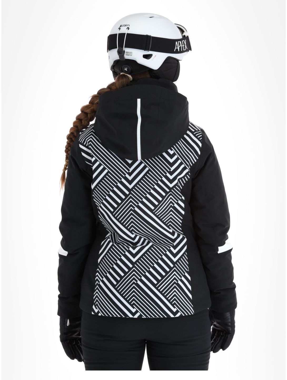 CMP, 33W0686 veste de ski femmes Black White blanc, noir 