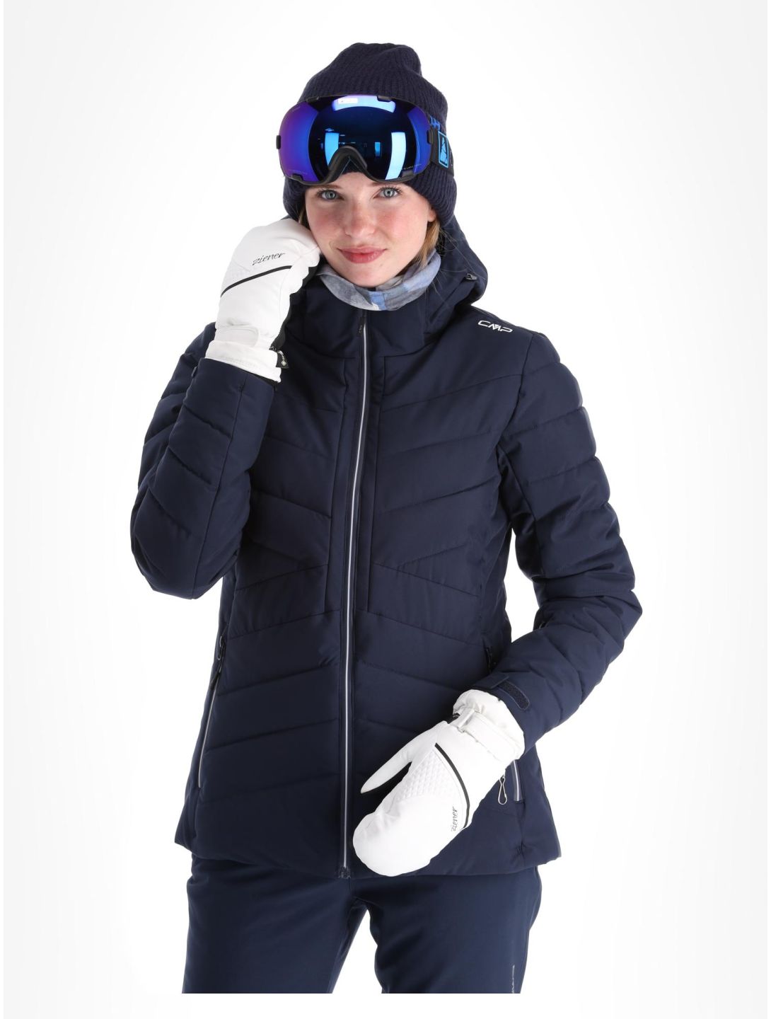 CMP, 33W0716 veste de ski femmes Black Blue bleu 