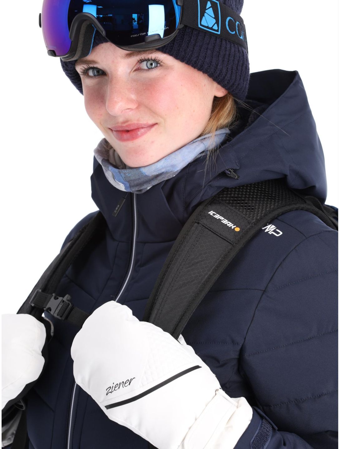 CMP, 33W0716 veste de ski femmes Black Blue bleu 