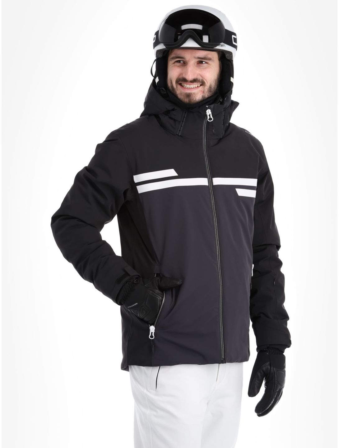 CMP, 33W0747 veste de ski hommes Anthracite gris, noir 