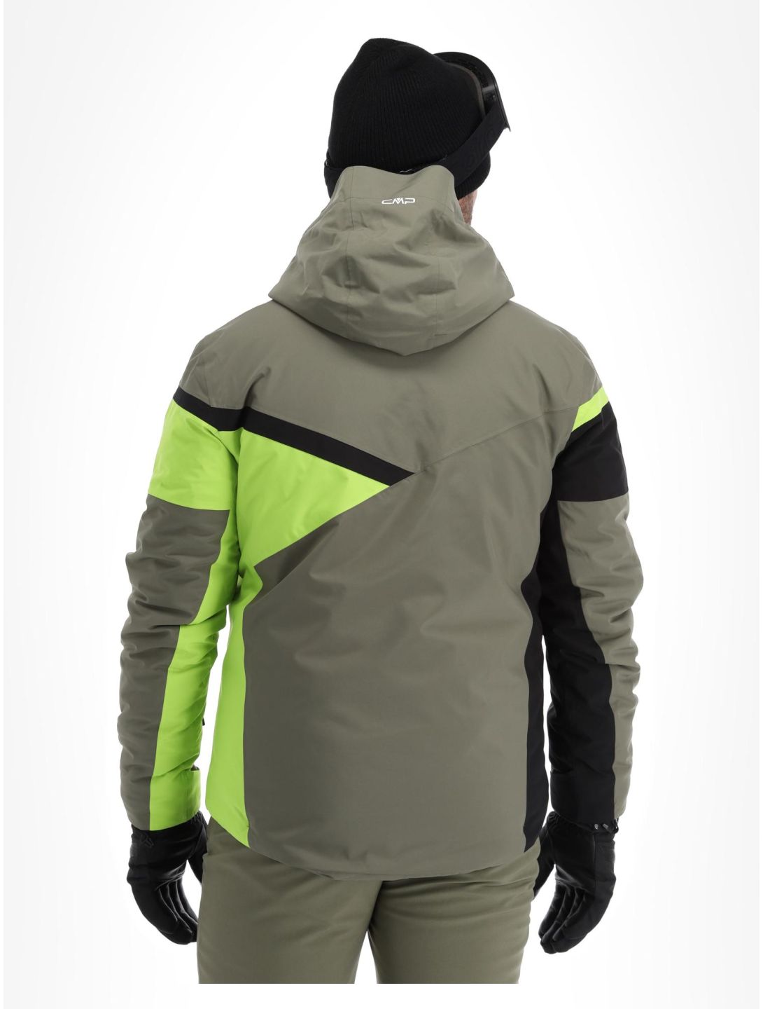 CMP, 33W0827 veste de ski hommes Kaki vert 