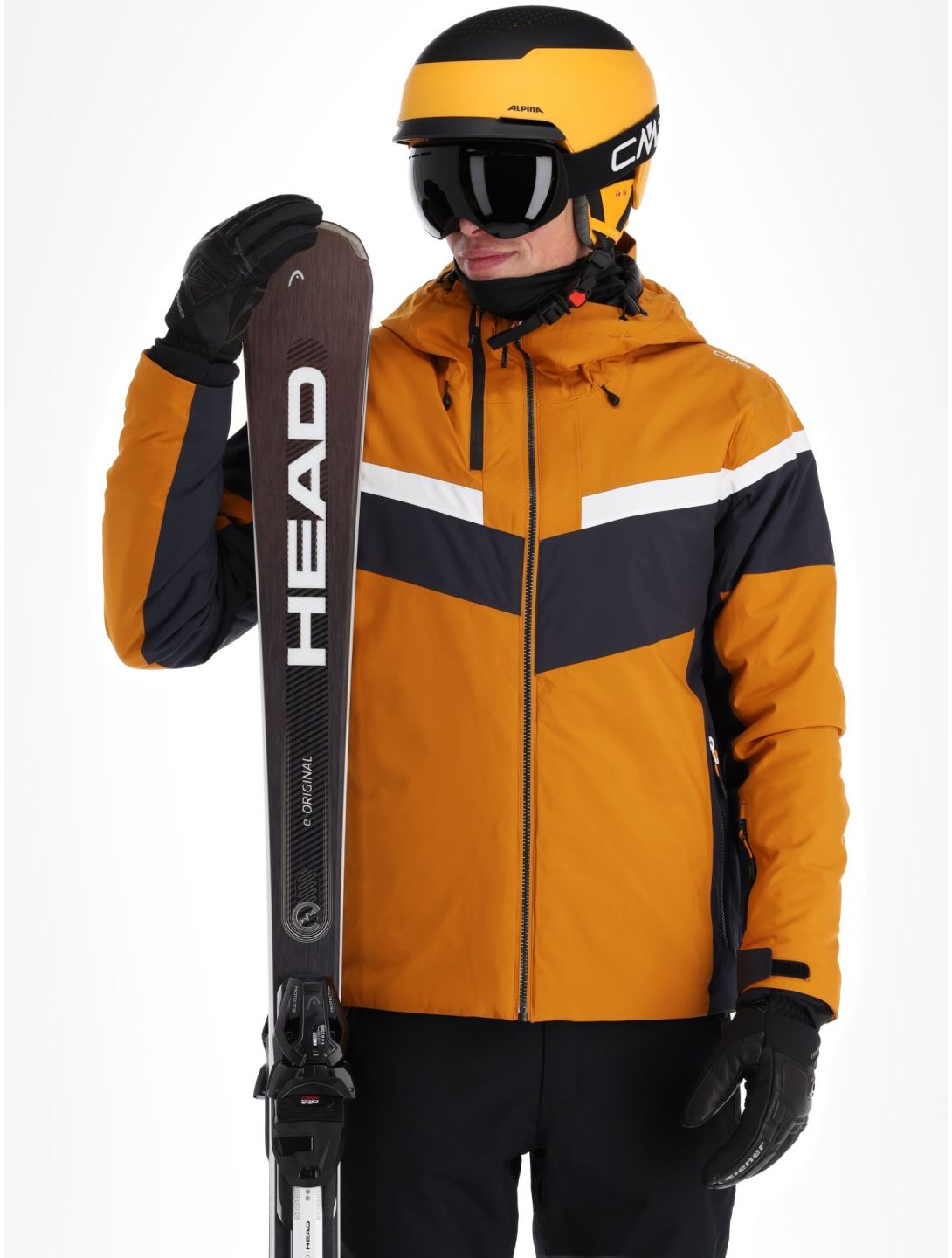 CMP, 33W0827 veste de ski hommes Pumpkin orange 