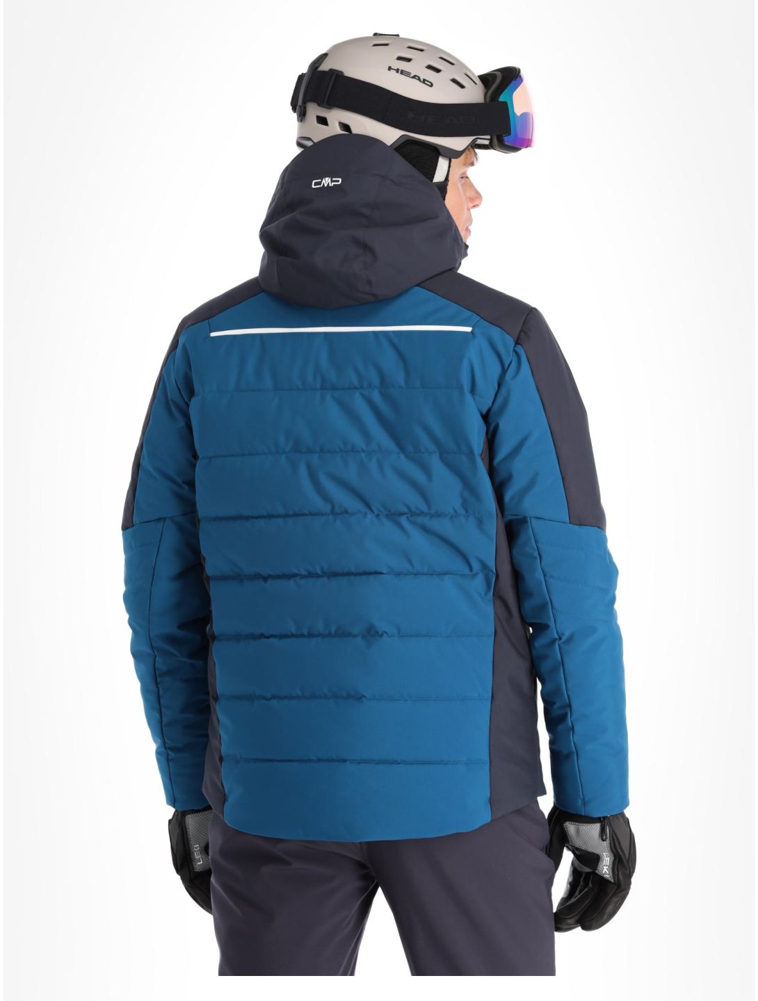 CMP, 33W0837 veste de ski hommes Petrol bleu, noir 