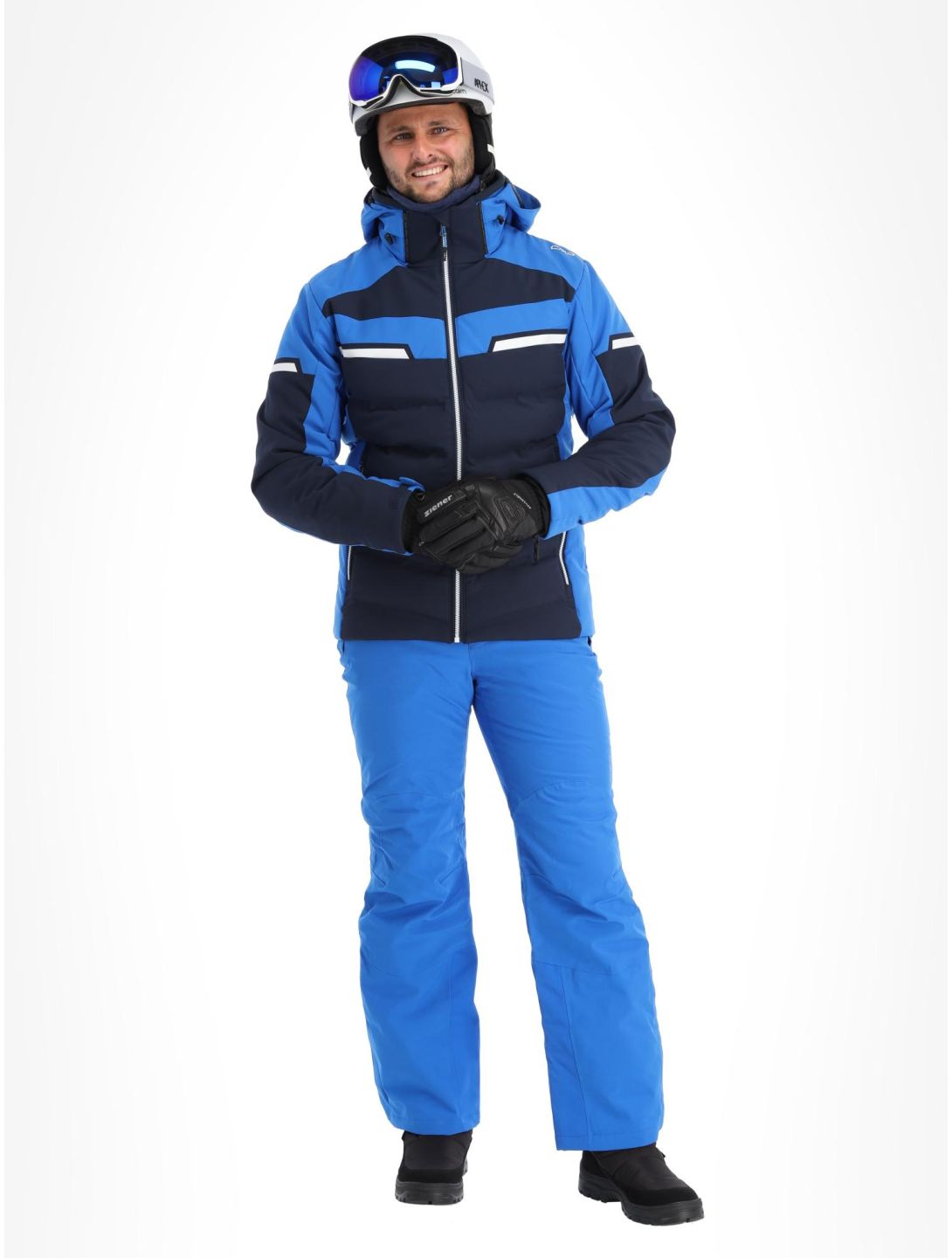 CMP, 33W0887 veste de ski hommes Black Blue bleu 