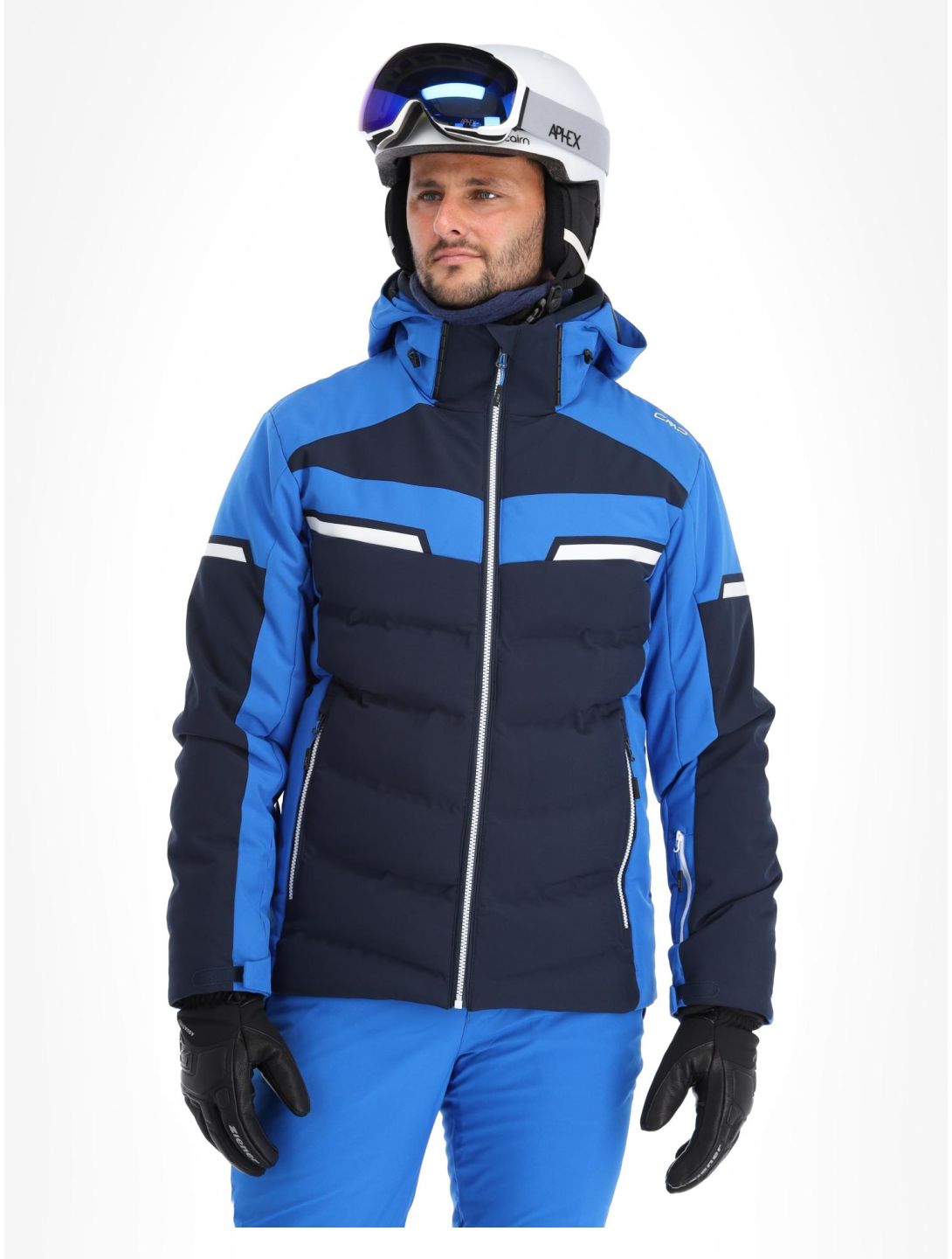 CMP, 33W0887 veste de ski hommes Black Blue bleu 