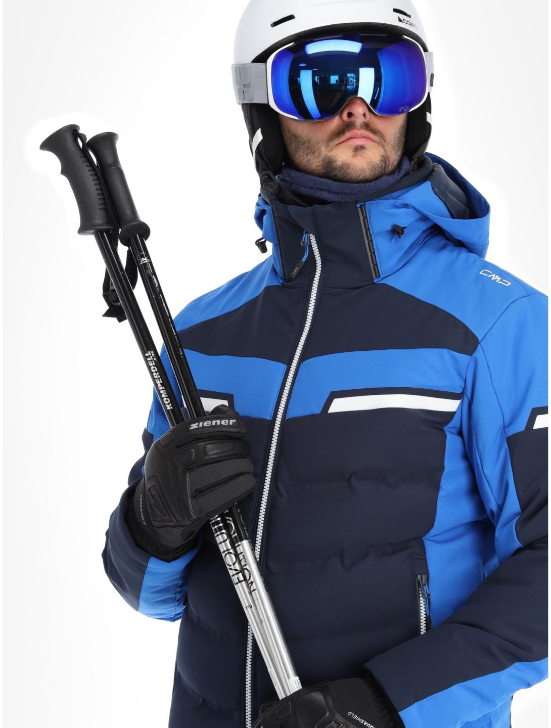 CMP, 33W0887 veste de ski hommes Black Blue bleu 