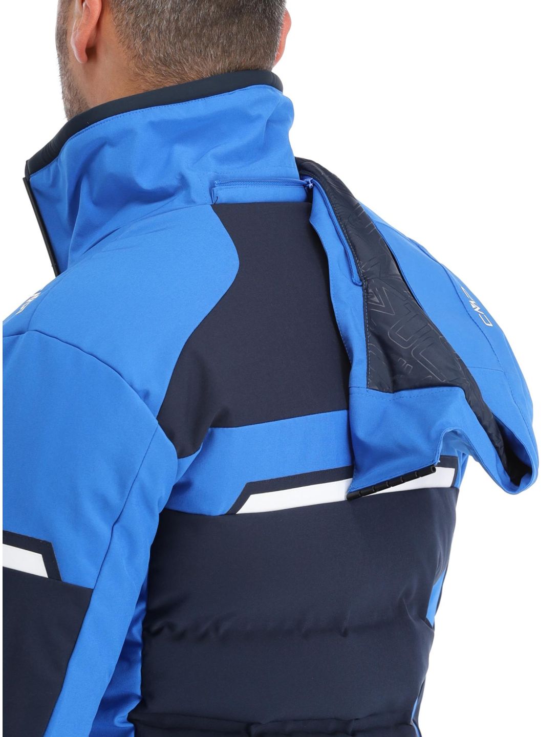 CMP, 33W0887 veste de ski hommes Black Blue bleu 