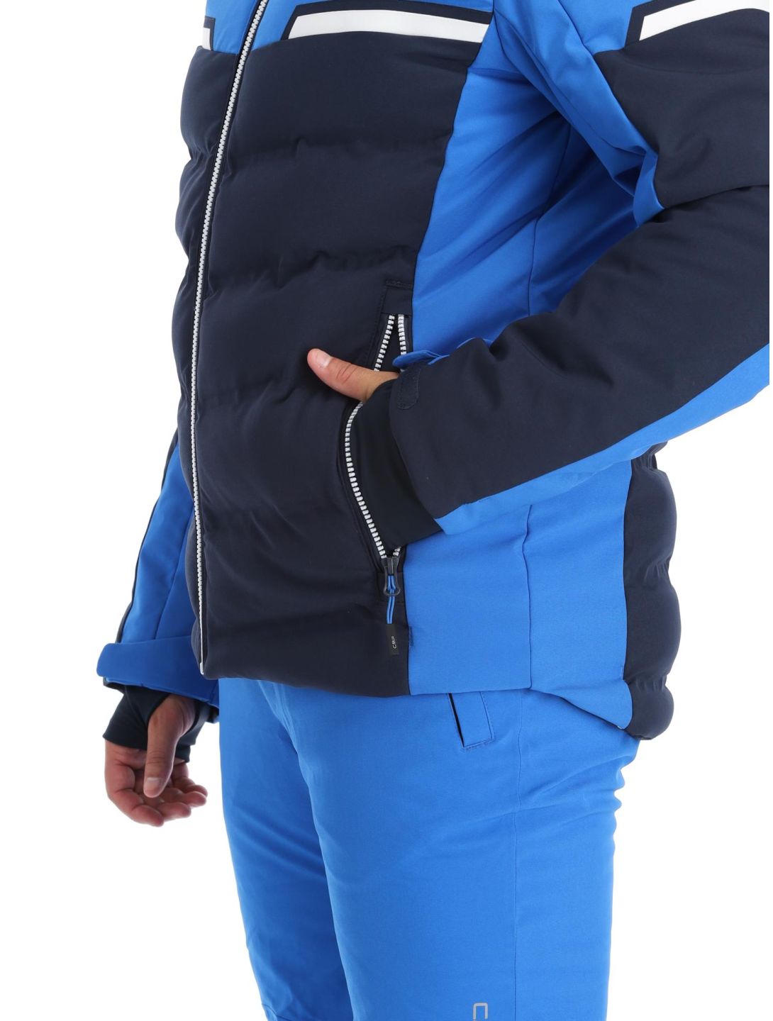 CMP, 33W0887 veste de ski hommes Black Blue bleu 