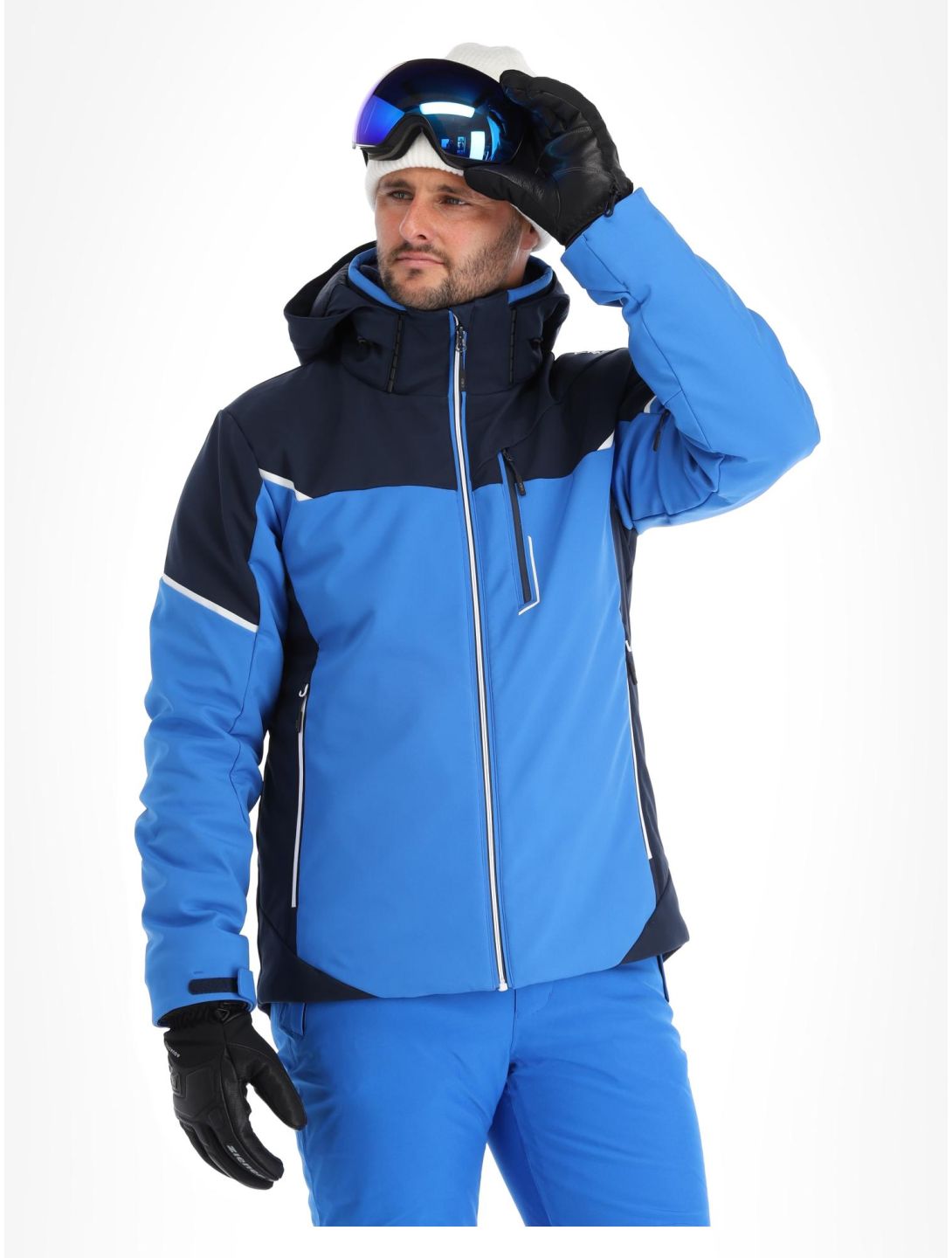 CMP, 33W0897 veste de ski softshell hommes Royal bleu 