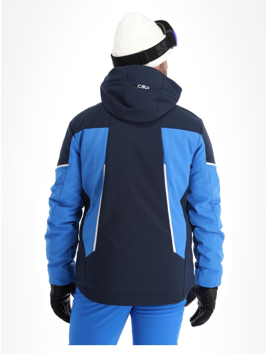 CMP, 33W0897 veste de ski softshell hommes Royal bleu 