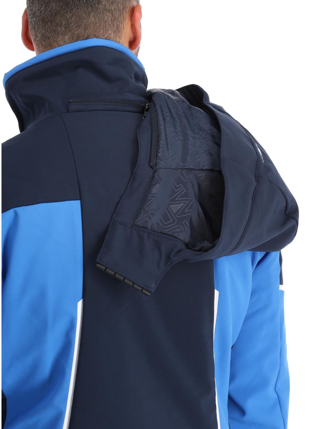 CMP, 33W0897 veste de ski softshell hommes Royal bleu 