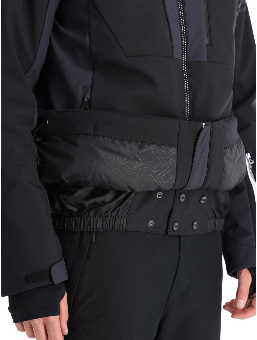 CMP, 33W0967 veste de ski softshell hommes Black noir 