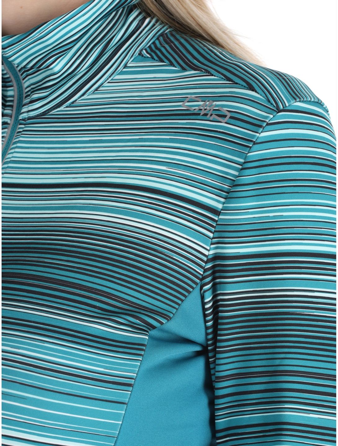 CMP, 34L2096 pull de ski femmes Teal / Aqua bleu, vert 