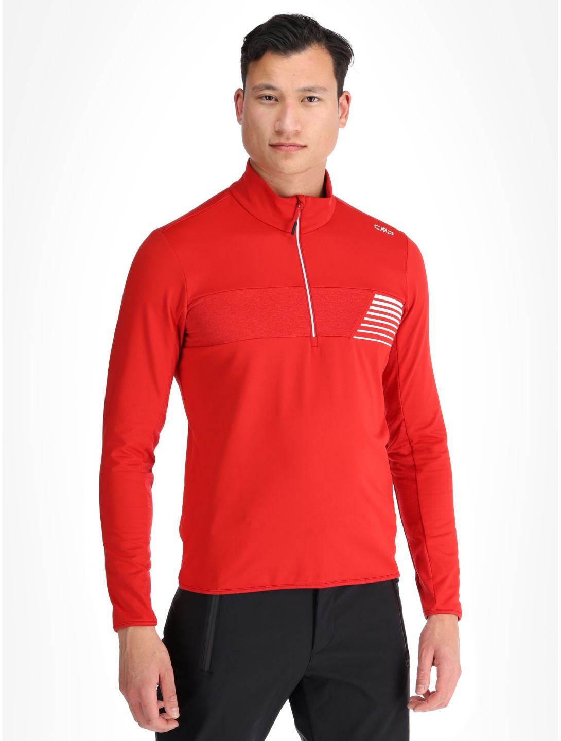 CMP, 34L4137 pull de ski hommes Chili rouge 