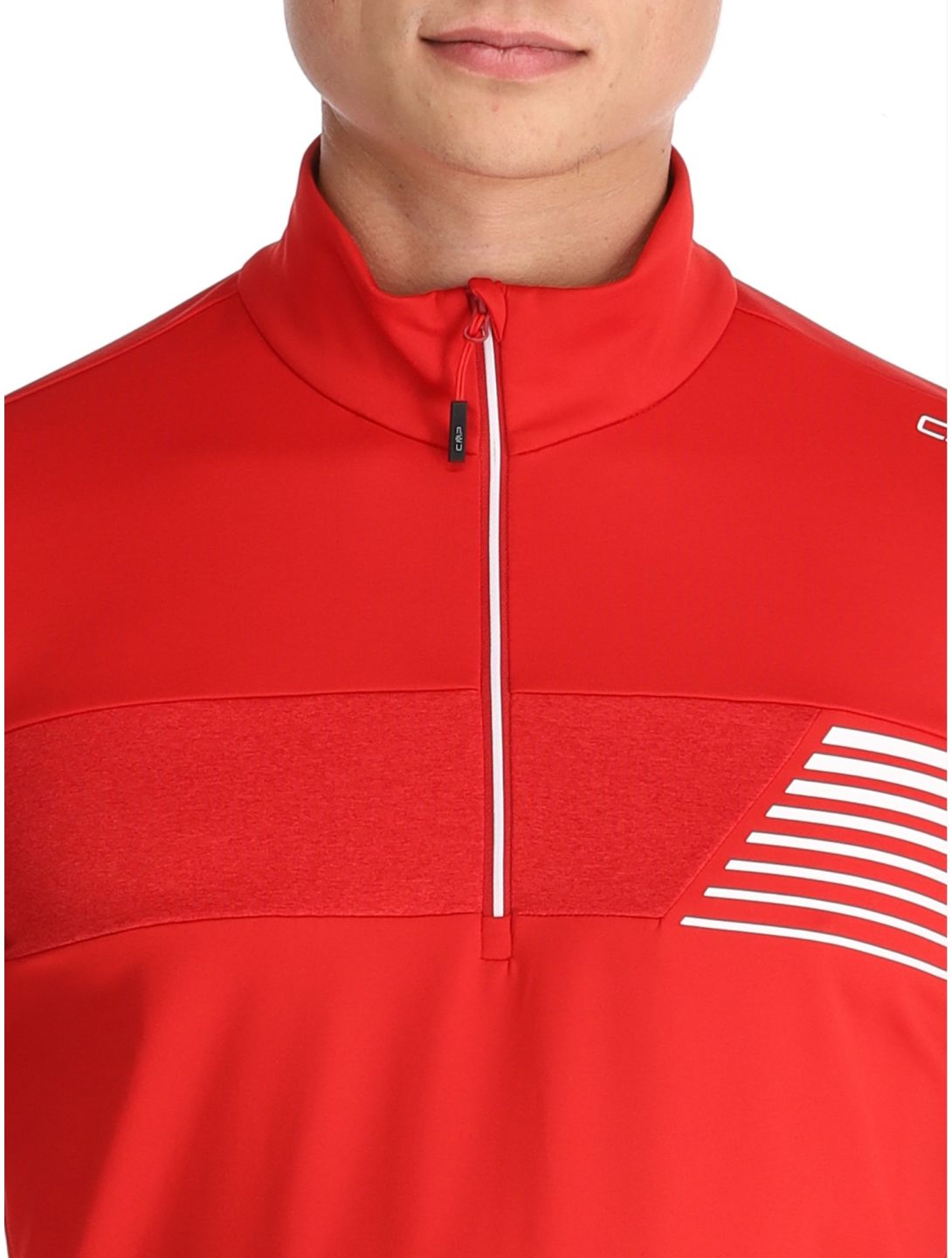 CMP, 34L4137 pull de ski hommes Chili rouge 