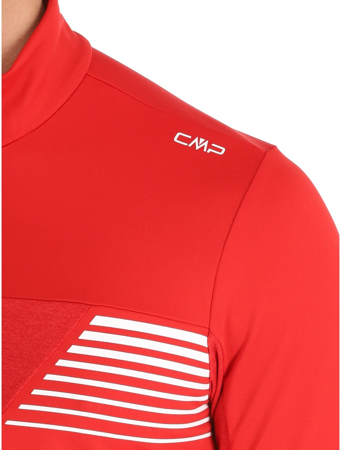 CMP, 34L4137 pull de ski hommes Chili rouge 