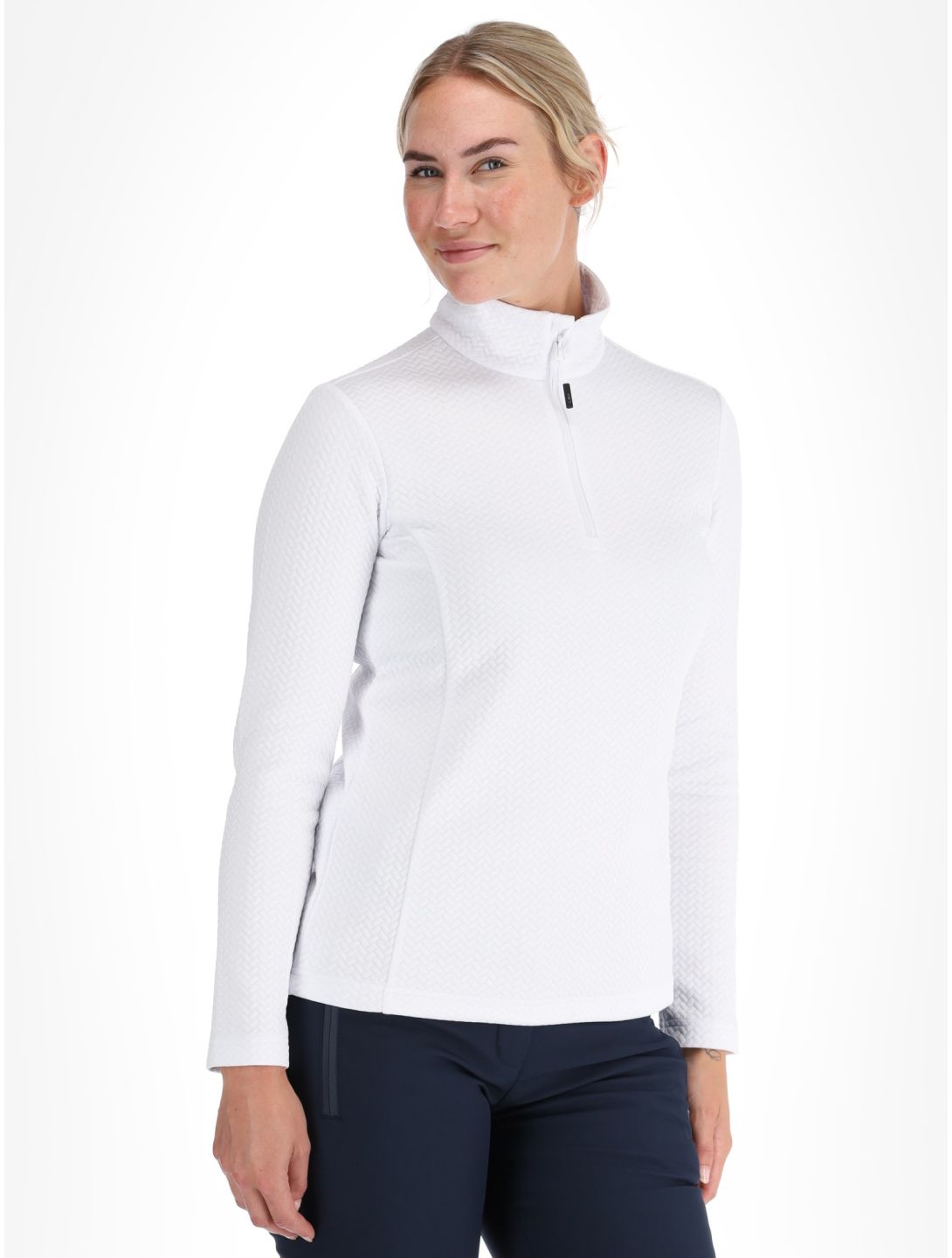 CMP, 34L4226 pull de ski femmes White blanc 