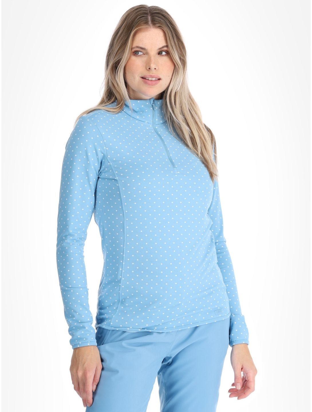 CMP, 34L4306 pull de ski femmes Niagara / White blanc, bleu 