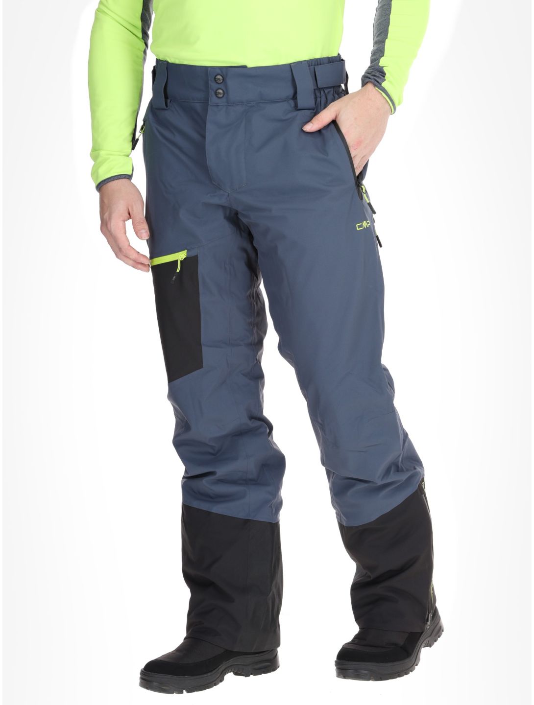 CMP, 34W2027 pantalon de ski hommes Titanium gris 