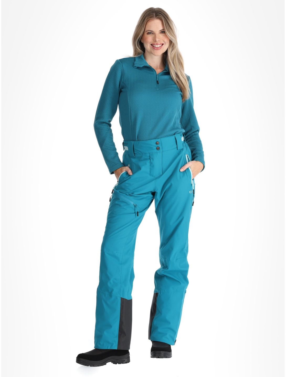 CMP, 34W2046 pantalon de ski femmes Teal vert 