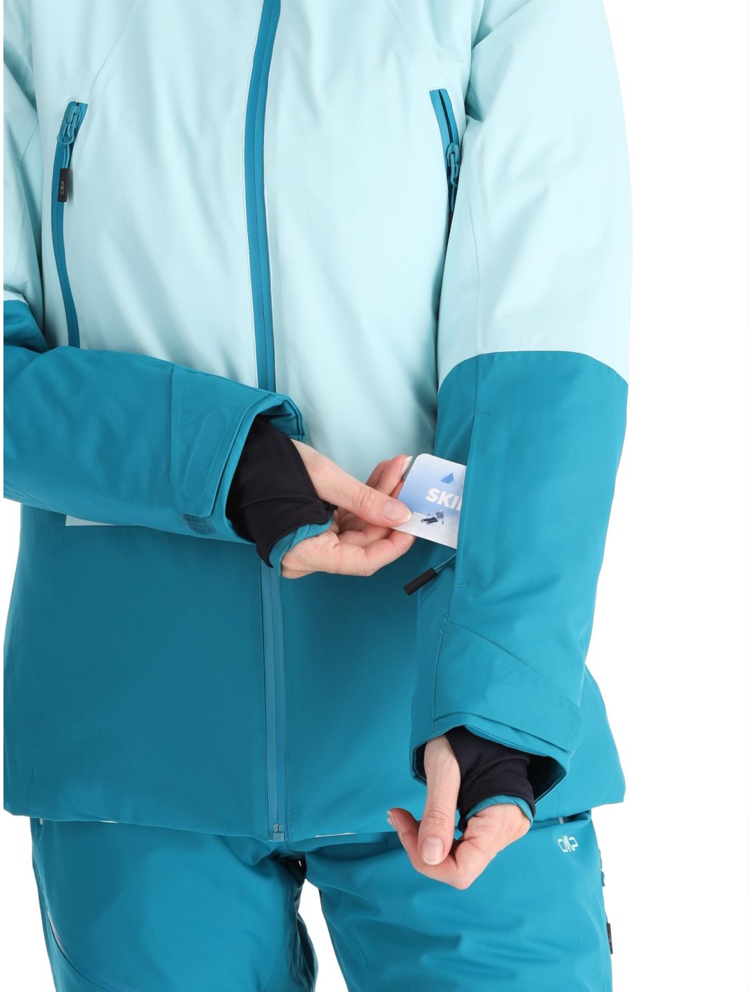 CMP, 34W2506 veste de ski femmes Aqua bleu 