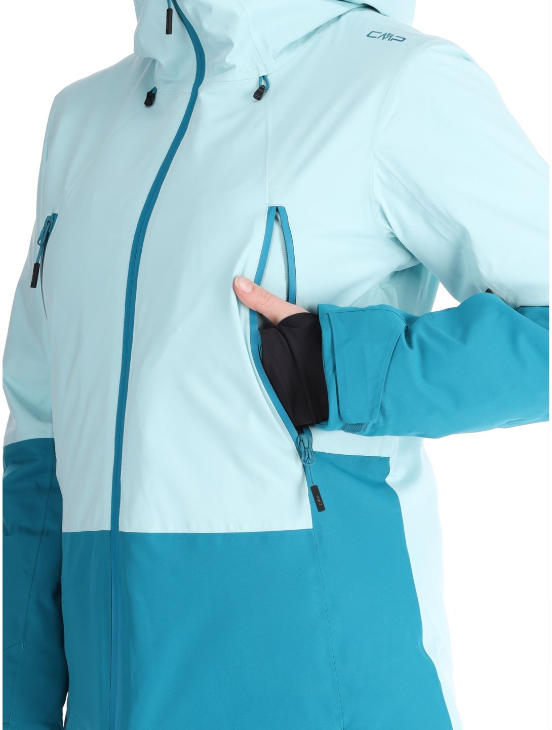 CMP, 34W2506 veste de ski femmes Aqua bleu 