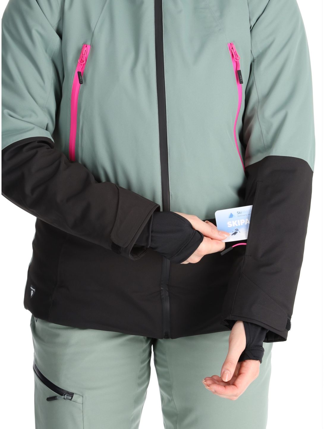 CMP, 34W2506 veste de ski femmes Mineral vert 