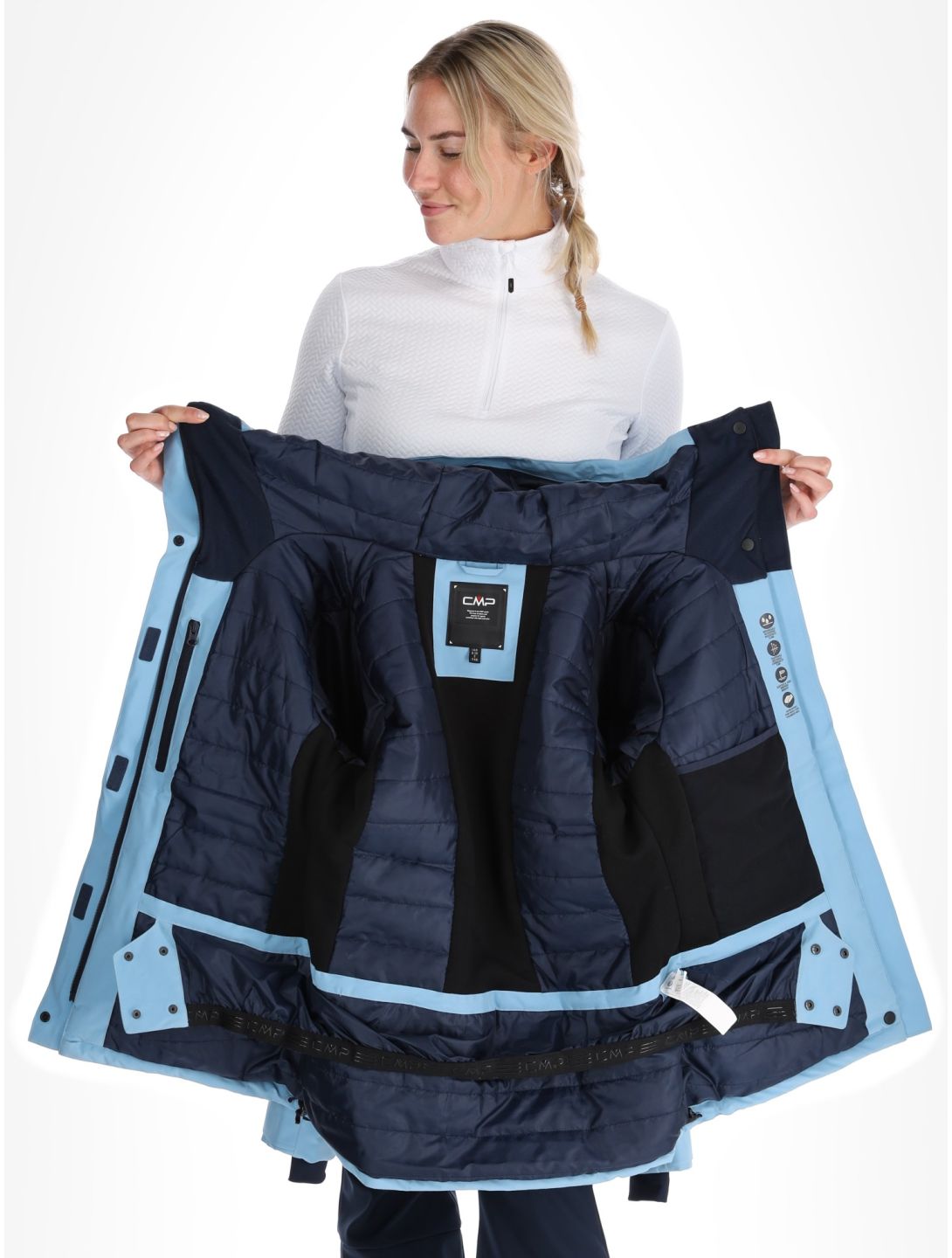 CMP, 34W3926 veste de ski femmes Niagara bleu 