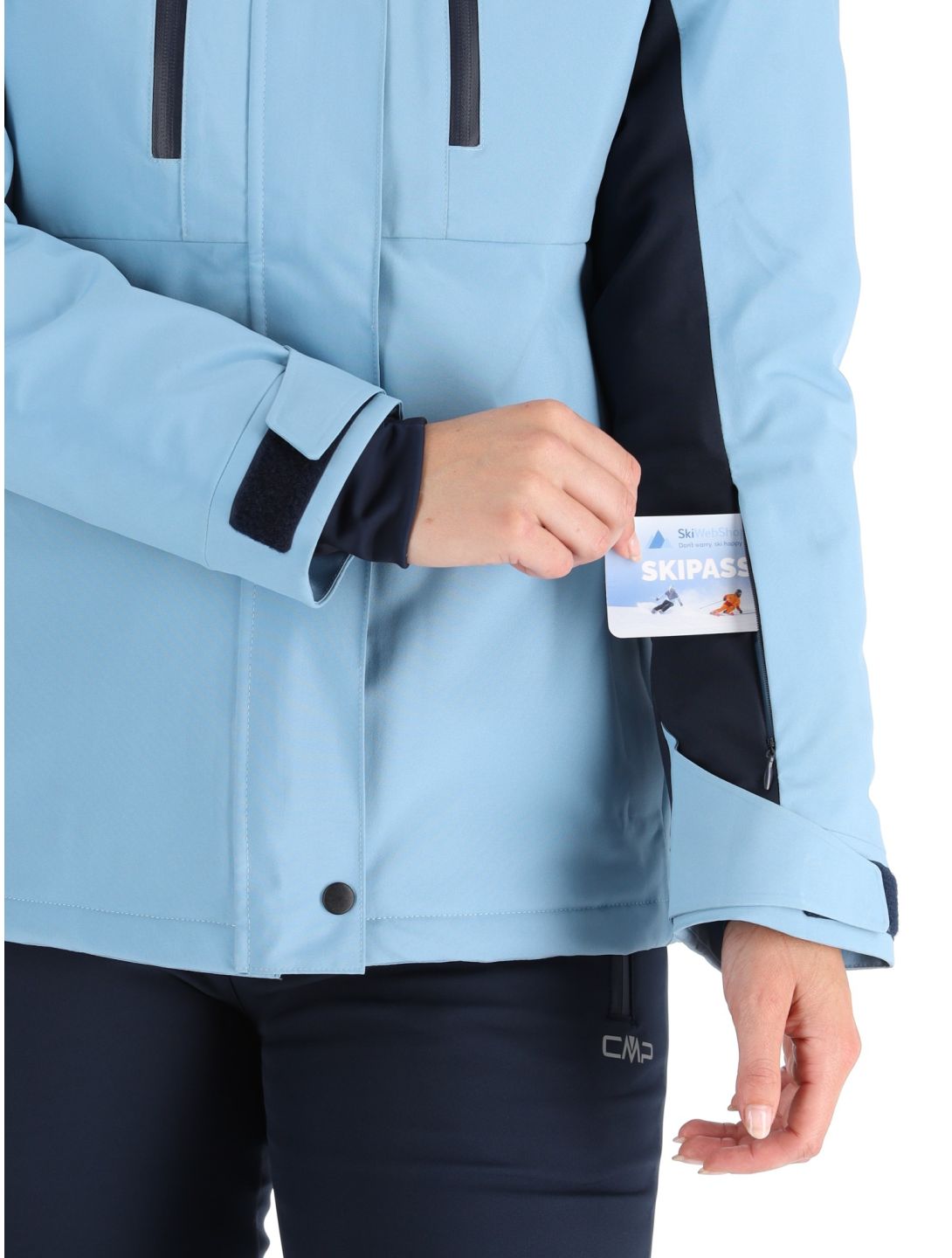 CMP, 34W3926 veste de ski femmes Niagara bleu 