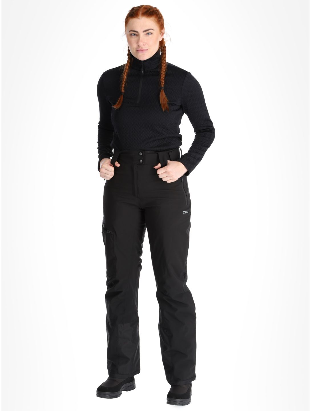 CMP, 34W3946 pantalon de ski femmes Black noir 