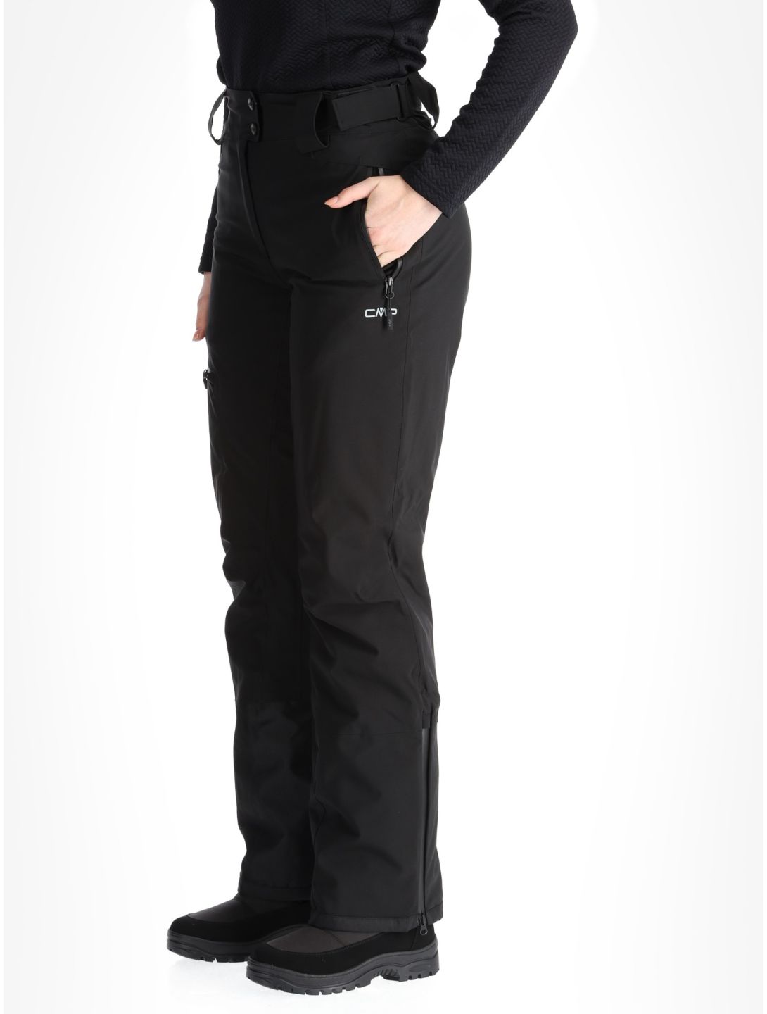 CMP, 34W3946 pantalon de ski femmes Black noir 