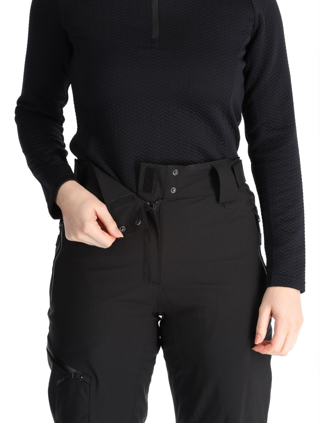 CMP, 34W3946 pantalon de ski femmes Black noir 