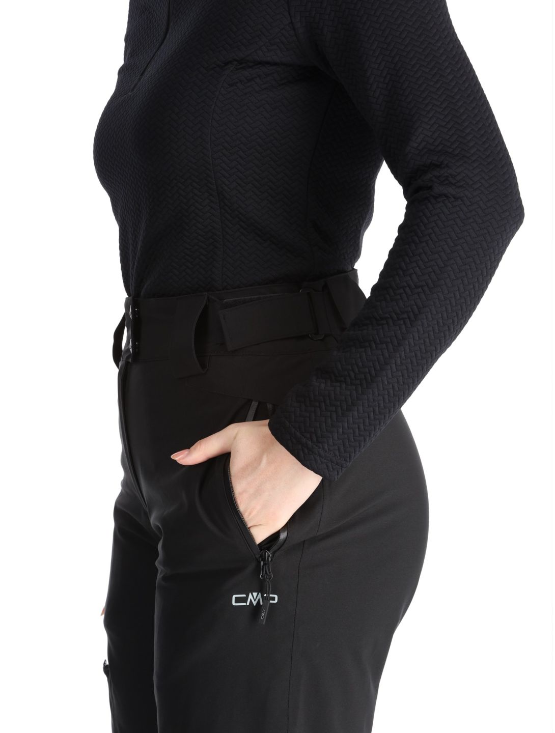 CMP, 34W3946 pantalon de ski femmes Black noir 