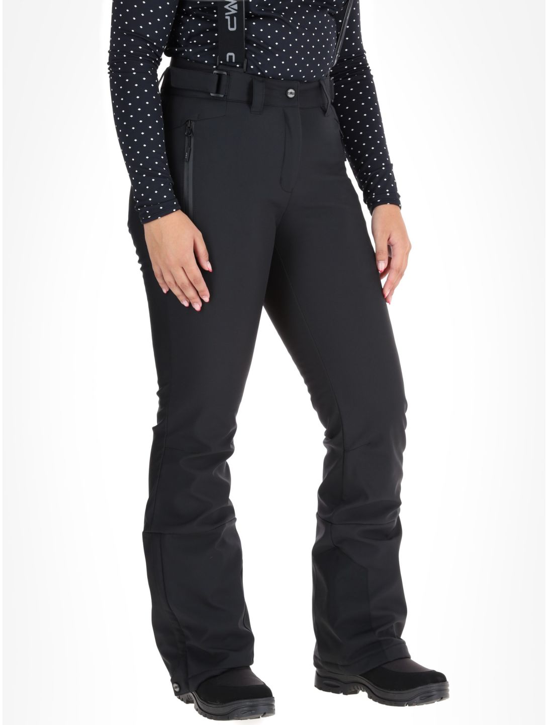 CMP, 34W4326 pantalon de ski femmes Black noir 